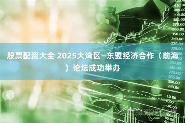 股票配资大全 2025大湾区—东盟经济合作（前海）论坛成功举办